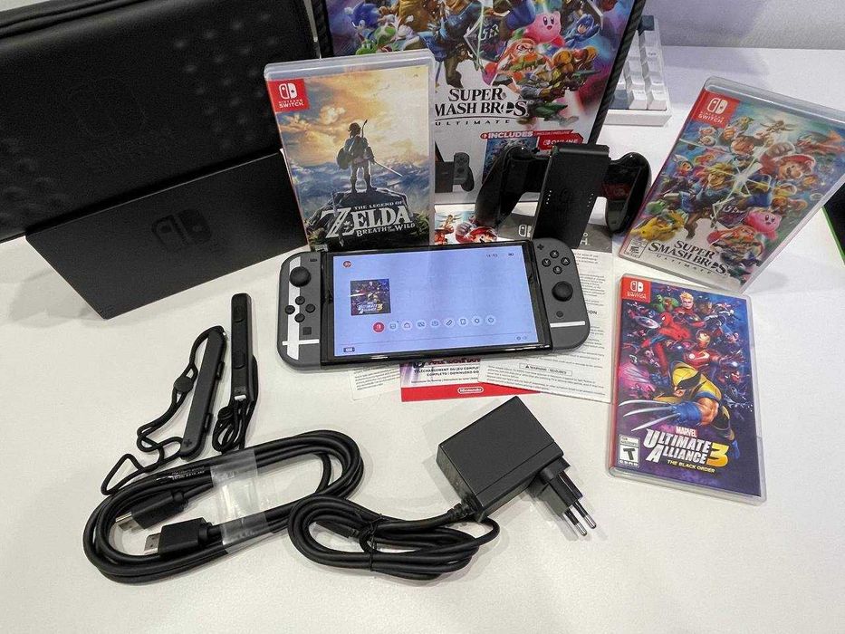 Nintendo Switch OLED 64GB + SD 512GB