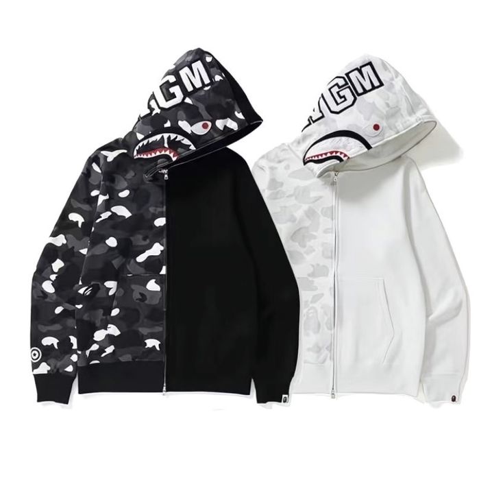 Зіп худі BAPE City Camo Shark  зіпка