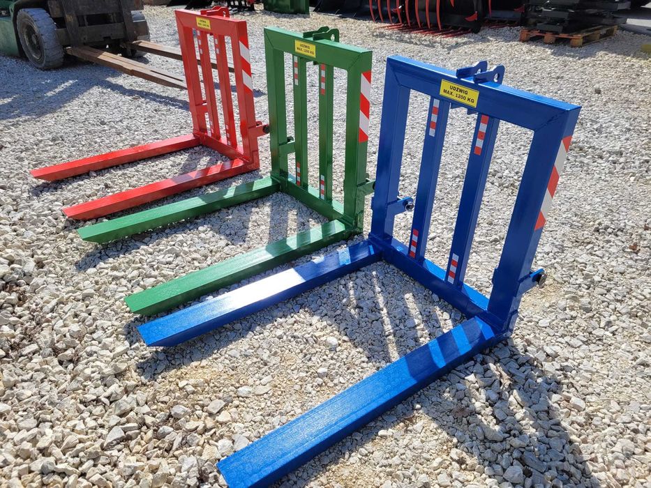 Paleciak na tył ciągnika/mini traktorka/Widły do palet/udźwig 1200kg