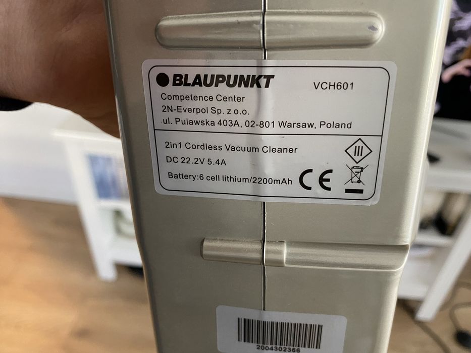 Odkurzacz blaupunkt akumulatorowy