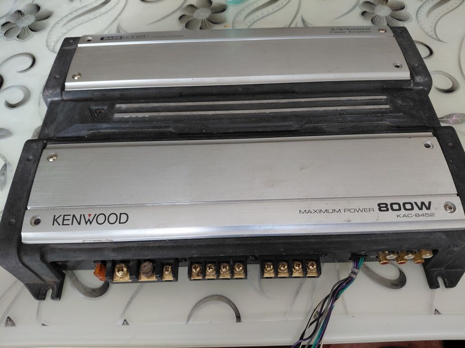 kac 8452 kenwood усилитель мощности звука 800 ватт 4 канала