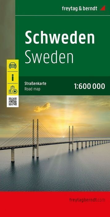 Mapa Szwecja 1:600 000 Fb Artglob Nowa Nieużywana