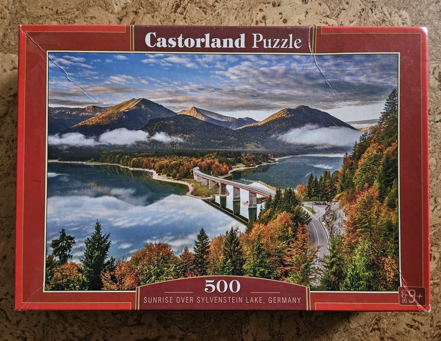 Puzzle 500 Castorland Sunrise over Sylvenstein Lake