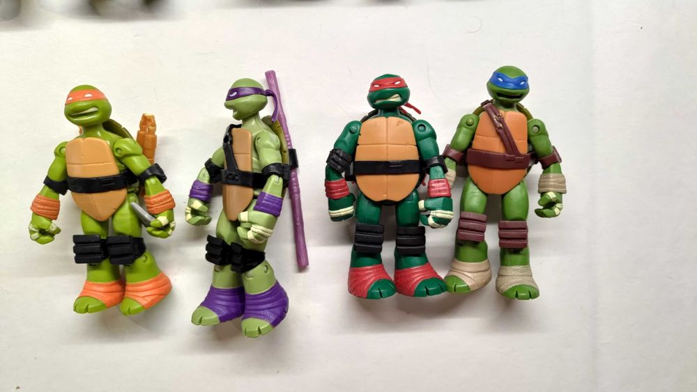 Черепашки ніндзя ниндзя фигурки игрушки персонаж tmnt еволюція playmat