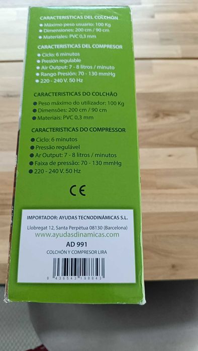 Colchão anti-escaras