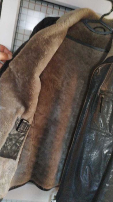 Maddox  leather fashion шкіряна куртка, кожний піджак с мехом