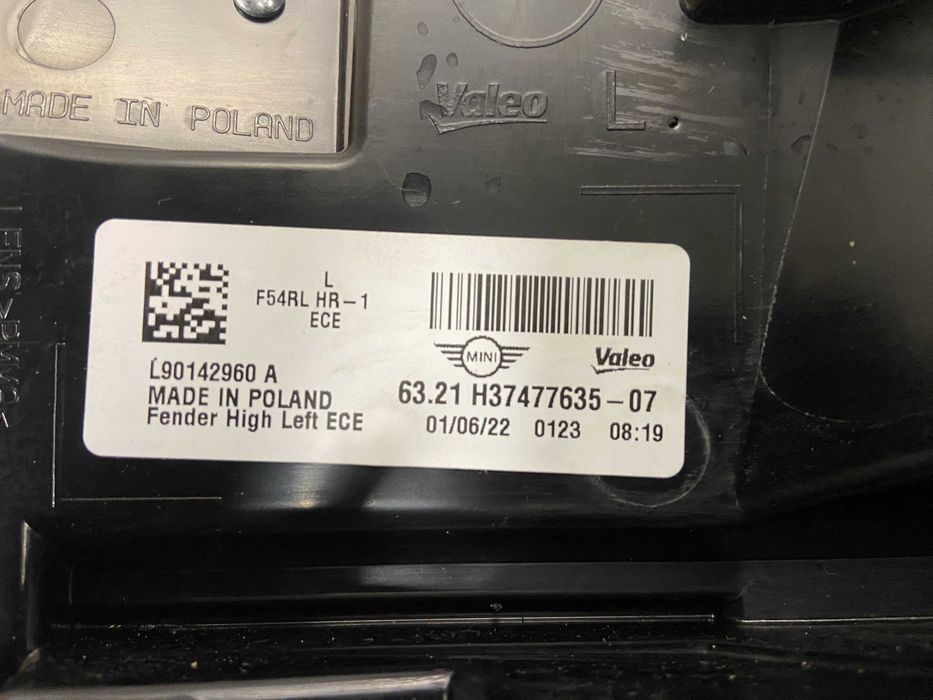 Mini cooper clubman f54 lift lampa tył lewy led