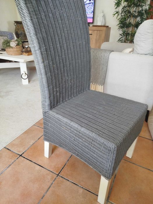 10 Cadeiras sala Jantar - estilo Rattan