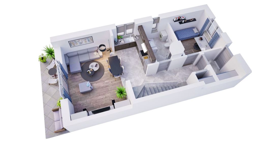 Osada Chrobrego - Trzebnica - dom ~100 m² + ogród + 2 m. postojowe - Widok 3