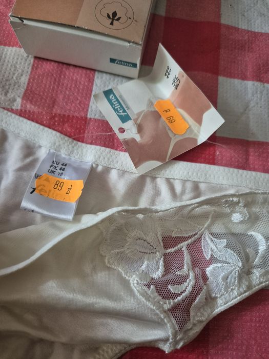 Kremowe stringi damskie marki Felina Rozmiar 44 nowe z metką
