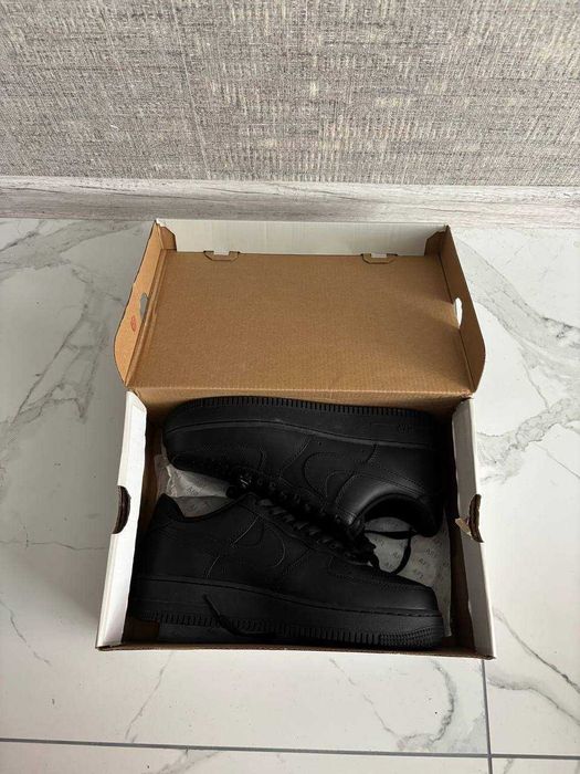 РОЗПРОДАЖ! Кросівки чоловічі Nike Air Force 1 Low 07 Black. Оригiнал. Усi розмiри