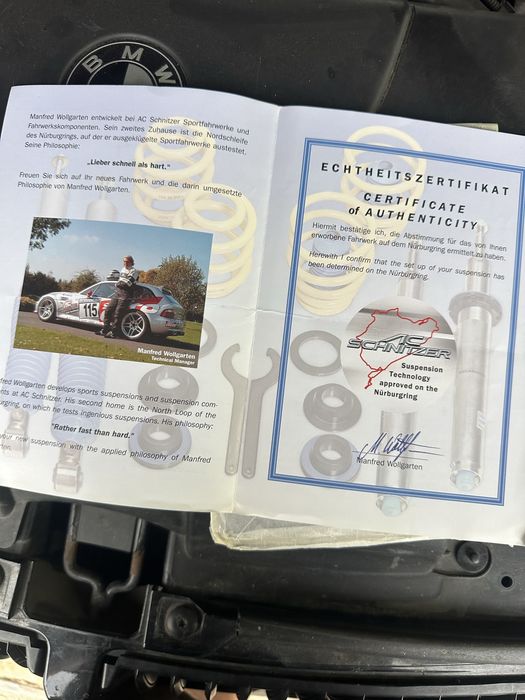 Spreżyny obniżające AC Schnitzer  e91 e90 e92 e93
