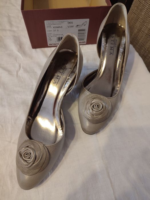 Buty czółenka Ryłko skóra 37/38