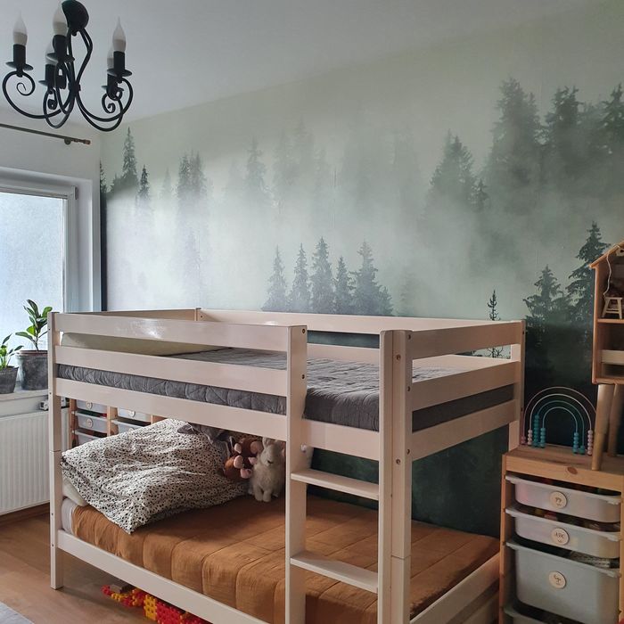 Łóżko piętrowe, po renowacji