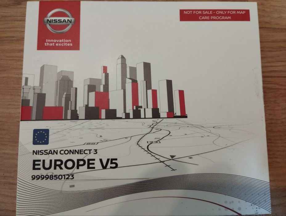 Cartão Nissan Connect 3 Europe V5 Original