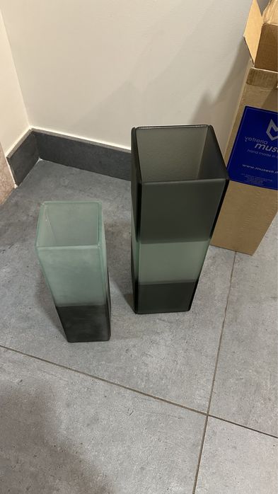 Conjunto de 2jarras vidro italiano