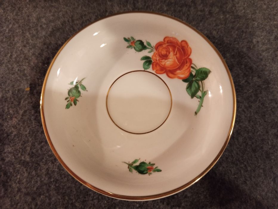 MEISSEN PGH Miśnia DUO Filiżanka Meissen Rose