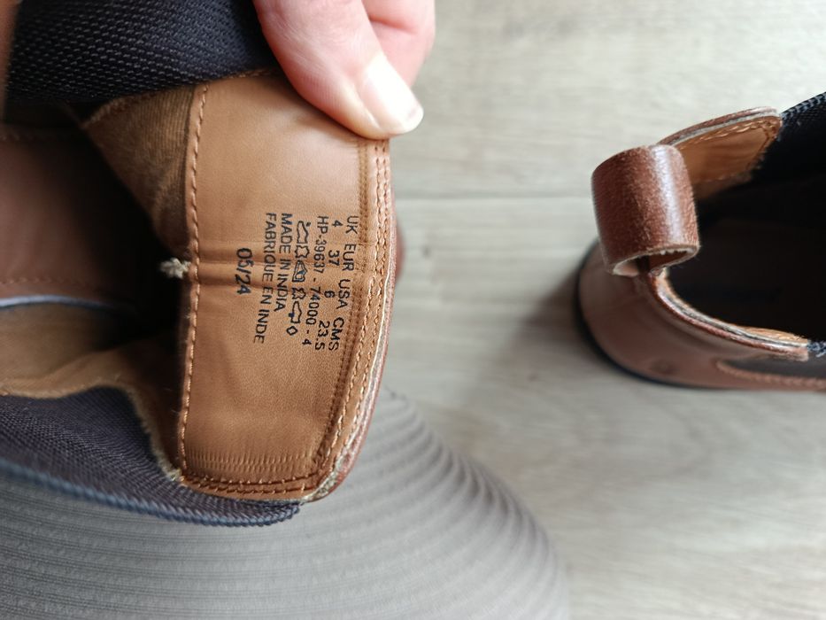 Botki sztyblety kozaki skórzane Next Hush Puppies r.37