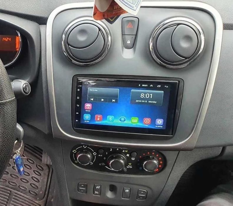 Rádio 2DIN • DACIA Logan Sandero Duster Dokker Lodgy • Android 4+64GB