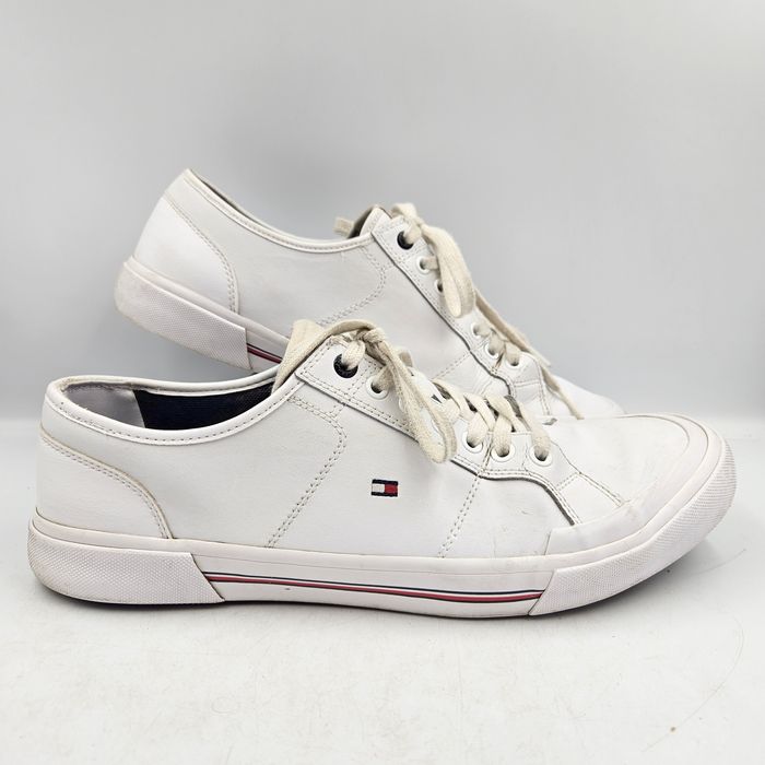 Buty Sportowe Sneakersy Męskie Tommy Hilfiger Core Białe Rozmiar 44