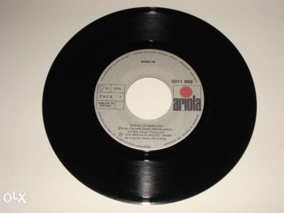 Disco Vinil Single - Boney M. - "Rivers Of Babylon" (1978)