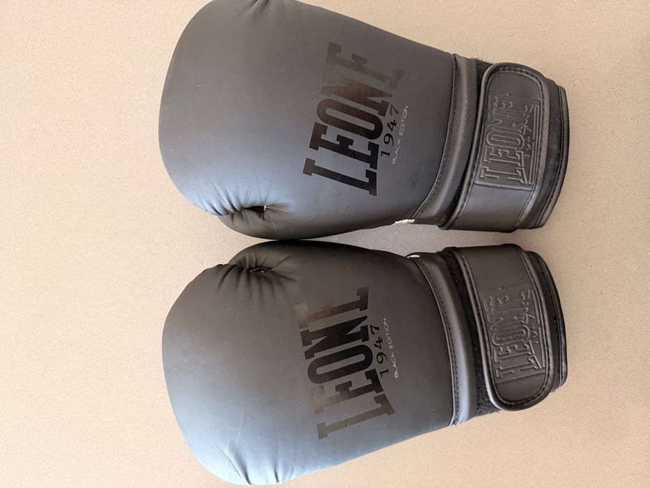 Luvas de boxe 10oz leone black edition
