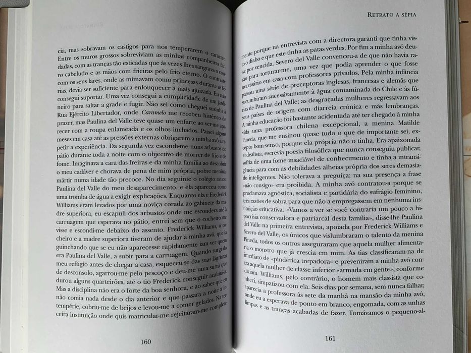 Retrato a Sépia, de Isabel Allende