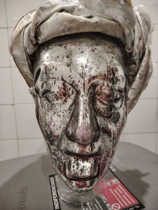 Cabeça de estilo em vidro