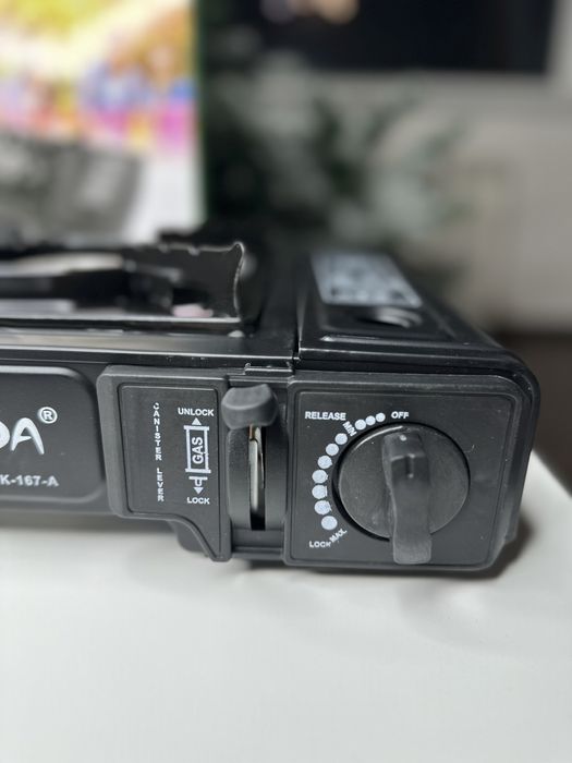 Плита газовая туристическая усиленая Газовая горелка примус под баллон