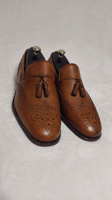Кожанные тассел лоферы Jones Bootmaker (обувь,одежда,джинсы,туфли)
