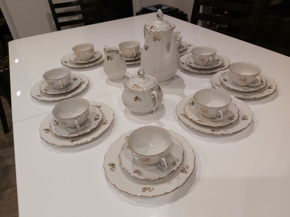 Zastawa kawowa.  Porcelana Czechosłowacka