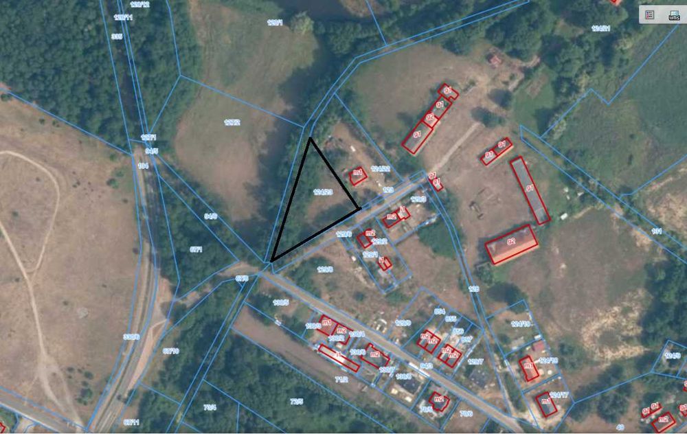 Działka 2600 m2 w miejscowości Kamień -  Krosno Odrzańskie