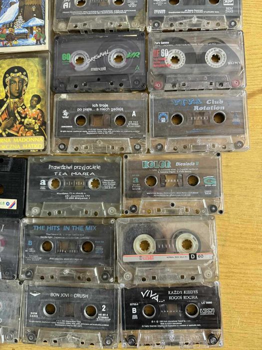 Kasety magnetofonowe – unikatowa kolekcja ok. 29 sztuk