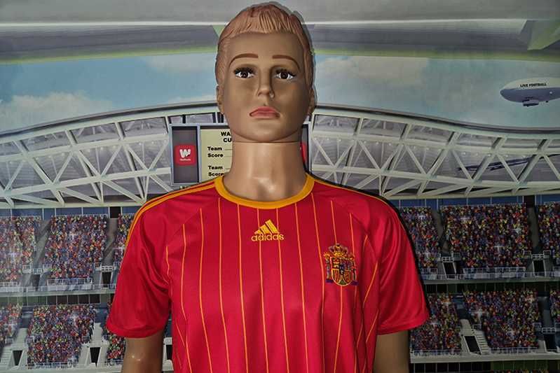Hiszpania – Spain R.F.E.F. Adidas Climalite 2006-08 basic home size: M