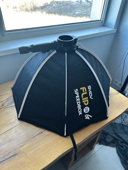 Топовий спалах для Canon Godox V1 Pro + X3 + софтбокс SMDV Flip 28G