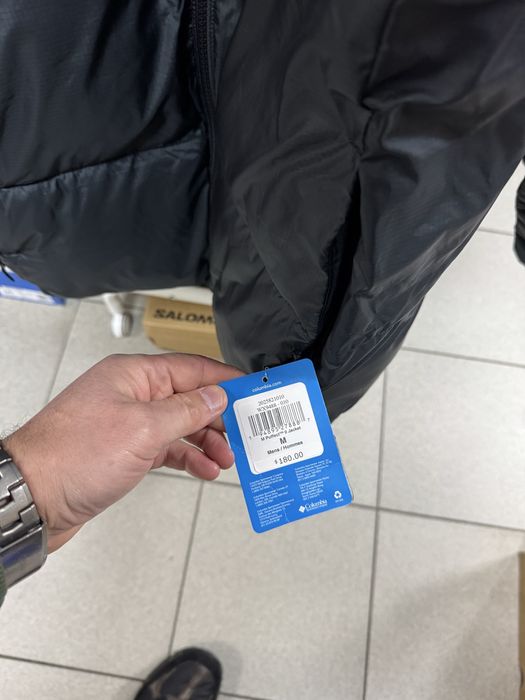 Пуховик Columbia Puffect II puffer coat black оригінал