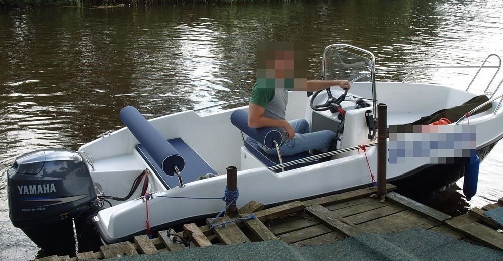 łódź motorowa wędkarska Scandica 440 open