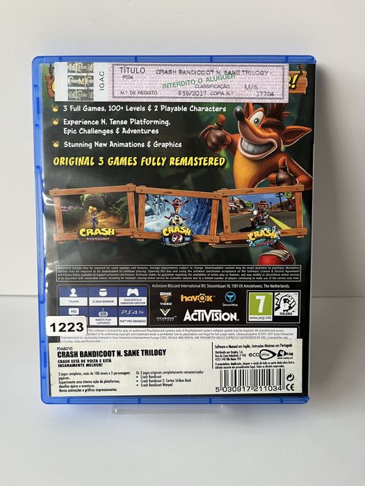 PS4 | Crash Bandicoot N-Sane Trilogy