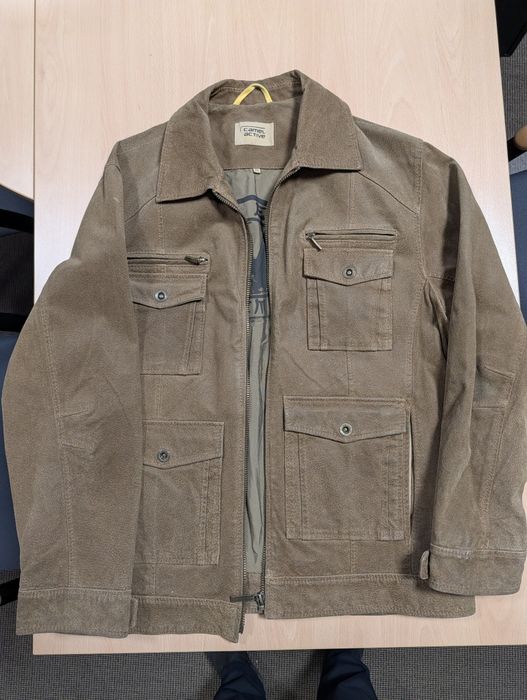 Męska kurtka skórzana zamszowa Camel Active
