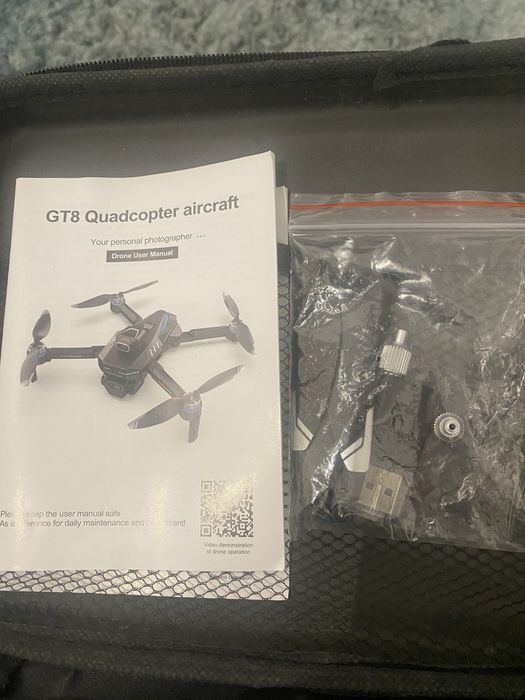 Drone GT8 com Câmara, Comando com Ecrã e Óculos VR