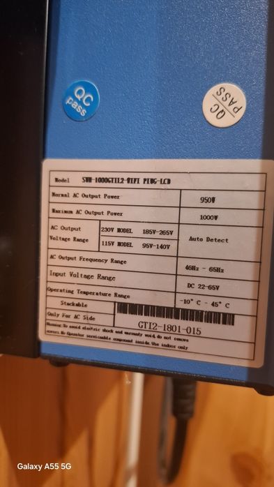 Sun 1000 g2 grid tie інвектор