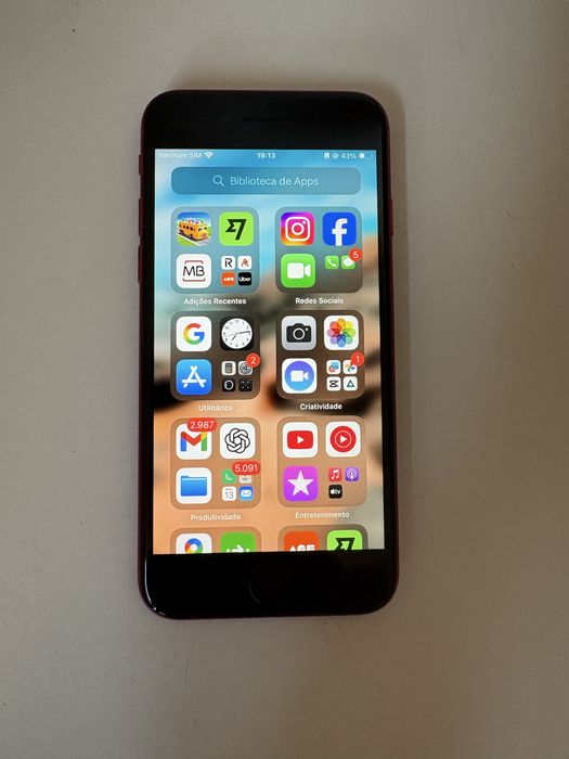 Iphone SE 2020 (carregador+capinha+caixa+manual)