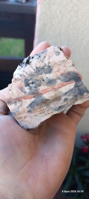 Minerały skamieniałości baryt,goethyt