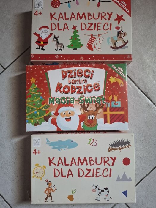 Zestaw gier kalambury i dzieci kontra rodzice