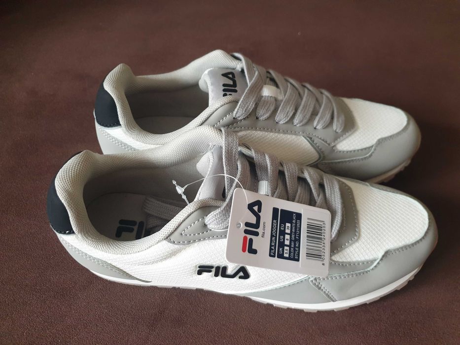 Fila run jogger biały-szary