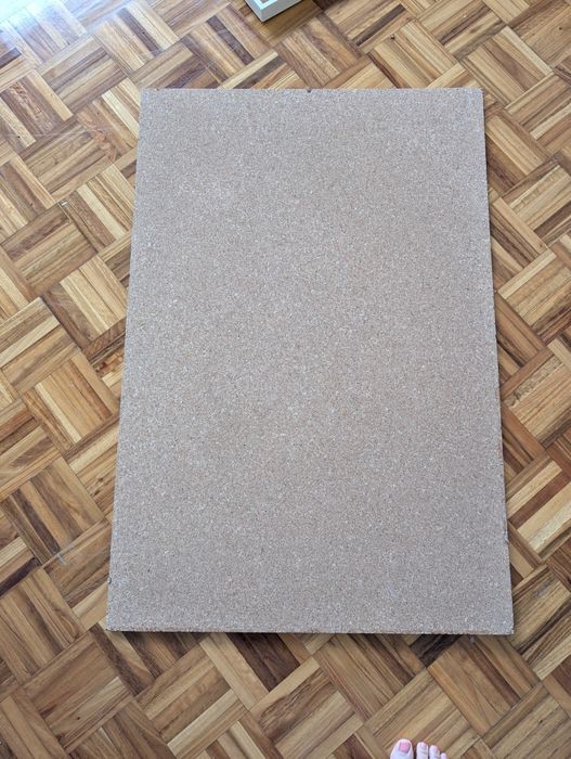 Placa cortiça 61x91 com 10mm de espessura