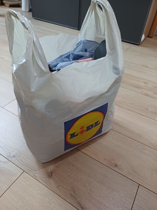 Torba ścinków tkaniny dzianiny dresówka