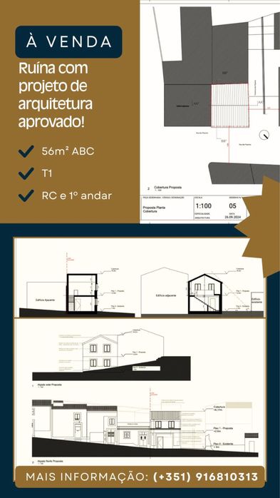 Ruina em Montemor o Novo com desenho aprovado!