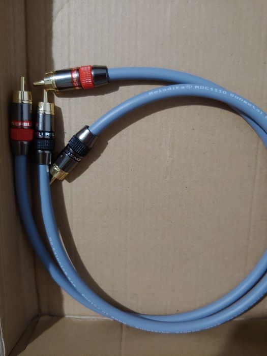 Melodika przewody rca 2x 0.5m MDC1110