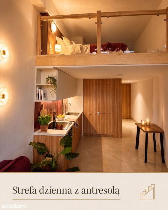 42m2 Loft premium z antresolą w WIMA | 1szy najemca | 28m + 14 antres.